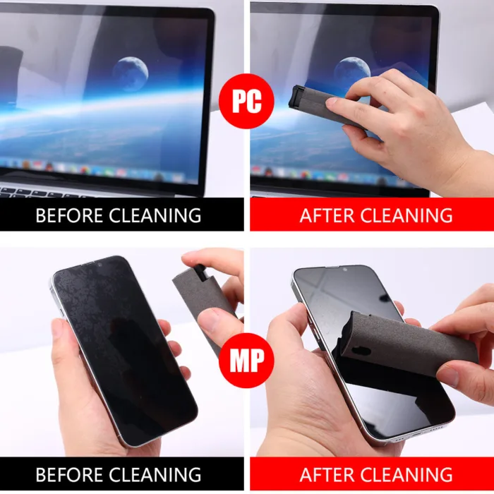 Mobile Phone Screen Cleaner Artifact Storage Integrated Mobile Phone Portable Computer Screen Cleaner Set - Image 2