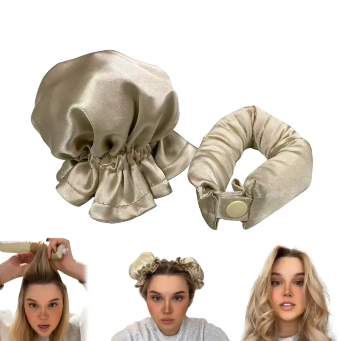 New Heatless Curl Stick With Cloth Cover Cute Ball Head Hair Curler Headband Hair Rollers Wave Form Curling Rod Hair Style Tools Gadgets - Image 3