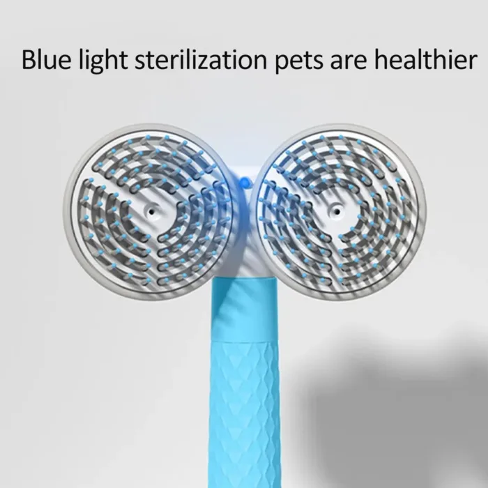 Pet Cat Brush Dog Slicker Brush Double-headed Negative Ion One-button Self Cleaning Dog Cat Hair Removal Pets Products - Image 6