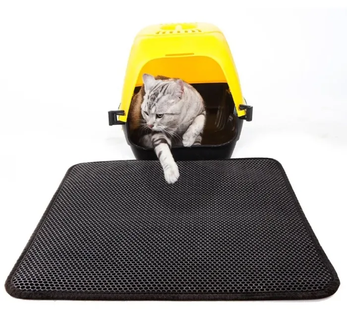 Waterproof Pet Cat Litter Mat EVA Double Layer Cat Litter Trapping Pet Litter Cat Mat Clean Pad Products For Cats Accessories - Image 2