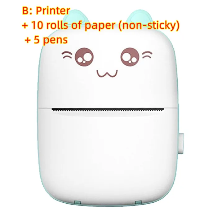 Mini Printer Portable Mini Bluetooth WiFi New Wrong Printer Mobile Phone Photo Title Note Hot Print Pocket Student Error Label Printer - Image 20