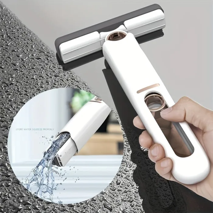 New Portable Self-NSqueeze Mini Mop, Lazy Hand Wash-Free Strong Absorbent Mop Multifunction Portable Squeeze Cleaning Mop Desk Window Glass Cleaner Kitchen Car Sponge Cleaning Mop Home Cleaning Tools - Image 8