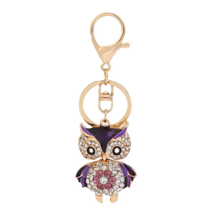 Owl Keychain Enamel Artware Cartoon Cute - Image 4