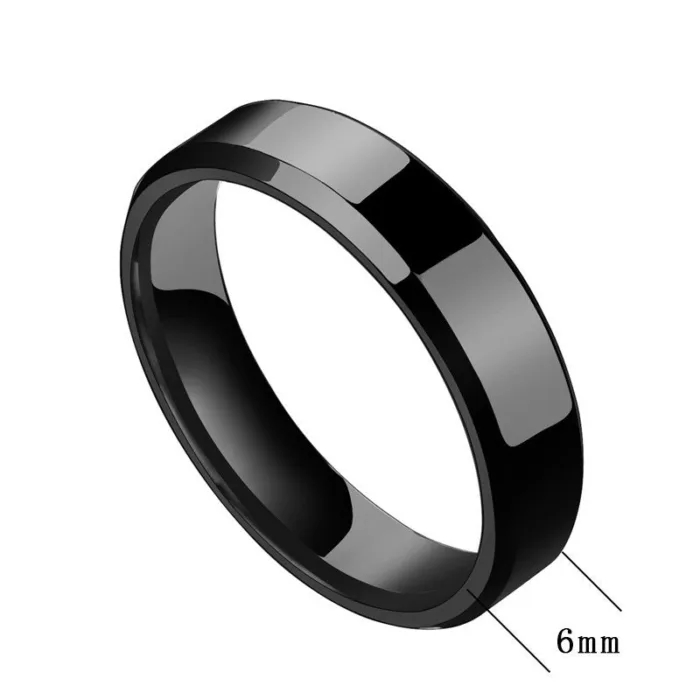 Niche Rings For Men And Women Stainless Steel Couple Rings - Image 9