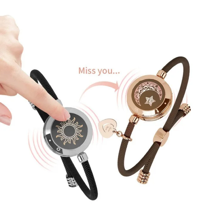 Sun-Moon Smart Sensing Couple Bracelet - Image 2