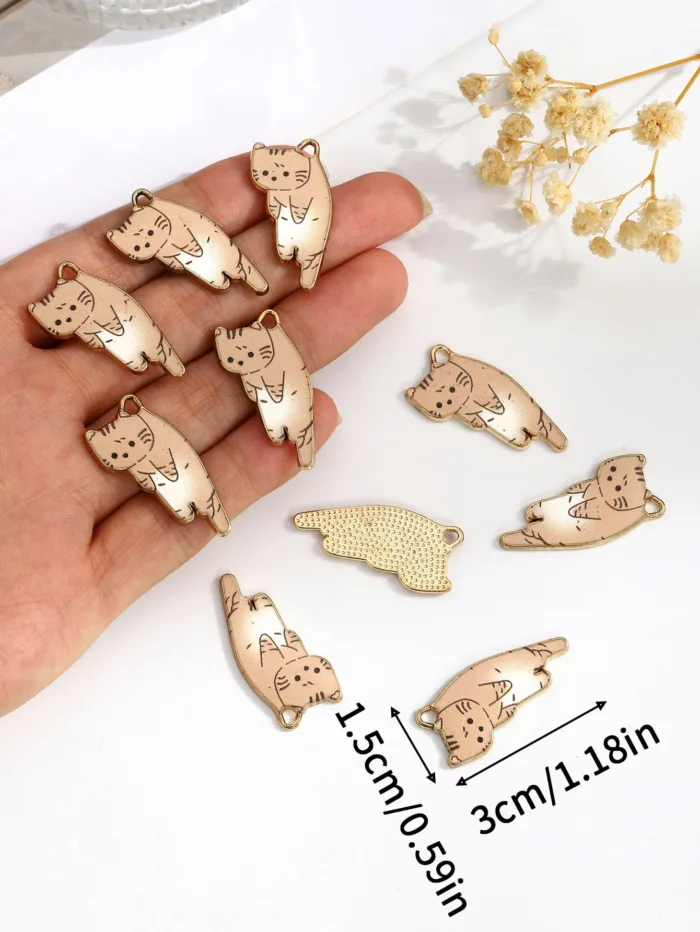 DIY Ornament Accessories Animal Kitty Student Earrings - Image 7