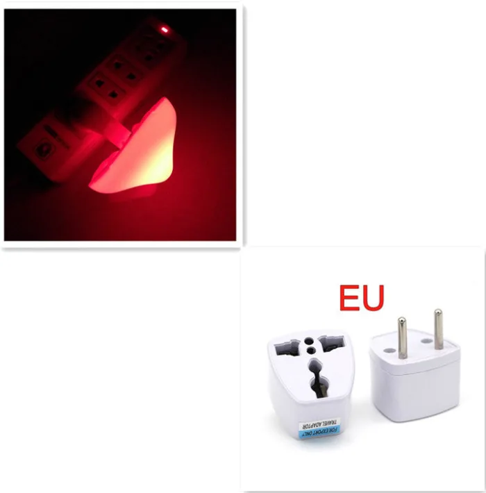 LED Night Light Mushroom Wall Socket Lamp EU US Plug Warm White Light-control Sensor Bedroom Light Home Decoration - Image 15