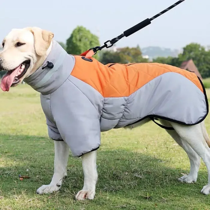 New Winter Dog Coat Waterproof Pet Clothes For Medum Large Dogs Warm Thicken Dog Vest Custome Labrador Jacket - Image 2