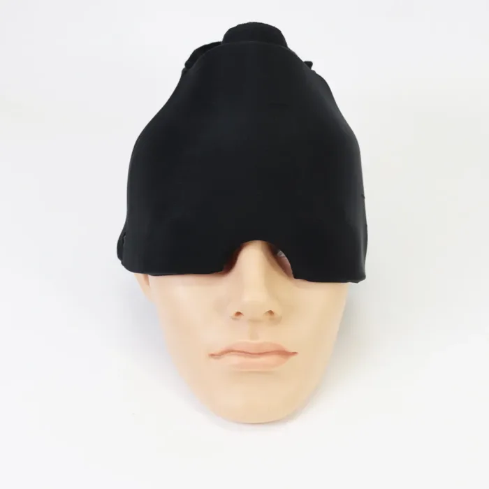 Migraine Relief Hat Cold Therapy Migraine Relief Products Comfortable Head Wrap Ice Pack Eye Mask For Puffy Eyes - Image 7