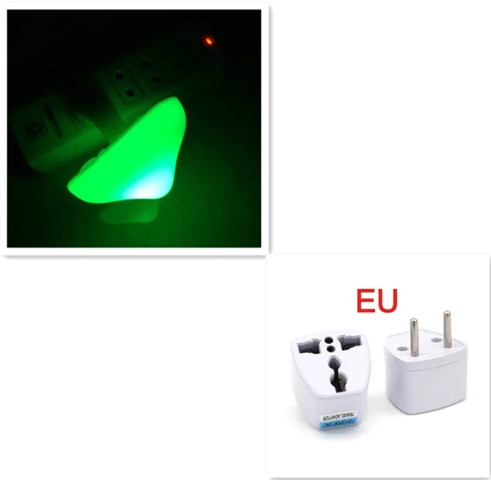 LED Night Light Mushroom Wall Socket Lamp EU US Plug Warm White Light-control Sensor Bedroom Light Home Decoration - Image 14