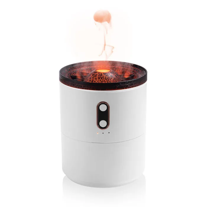 Volcanic Flame Aroma Essential Oil Diffuser USB Portable Jellyfish Air Humidifier Night Light Lamp Fragrance Humidifier - Image 9