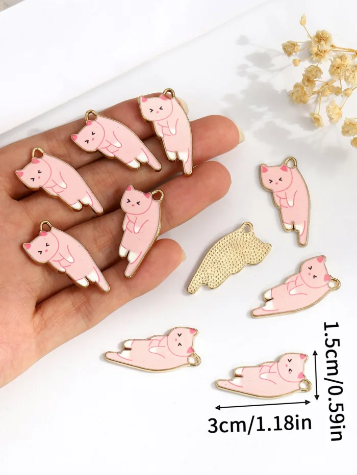 DIY Ornament Accessories Animal Kitty Student Earrings - Image 10