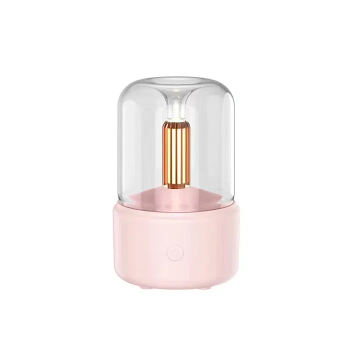 Atmosphere Light Humidifier Candlelight Aroma Diffuser Portable 120ml Electric USB Air Humidifier Cool Mist Maker Fogger 8-12 Hours With LED Night Light - Image 8