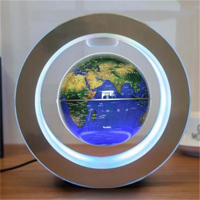 Round LED World Map Floating Globe Magnetic Levitation Light Anti Gravity Magic - Image 20