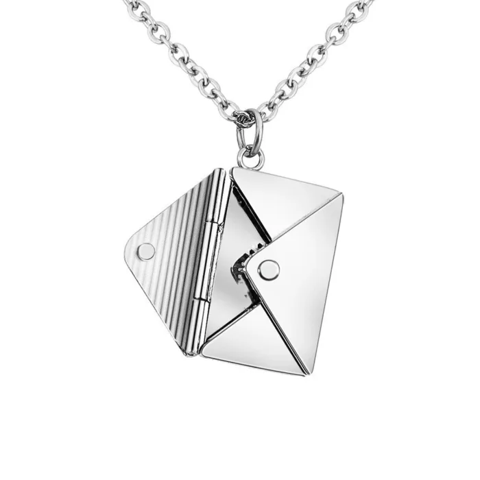 Fashion Jewelry Envelop Necklace Women Lover Letter Pendant Best Gifts For Girlfriend - Image 7