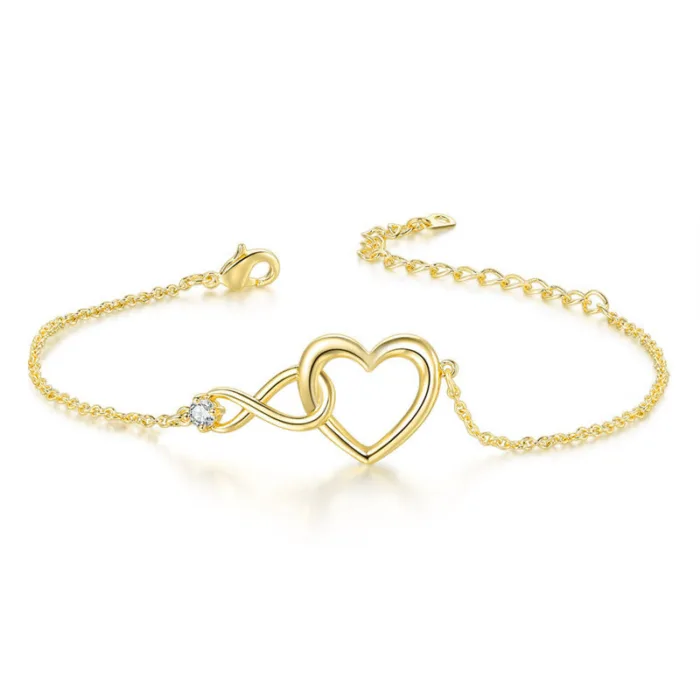 Heart-shape Bracelet Fashion Jewelry Versatile Love Bracelet Gift For Girlfriend Valentine's Day - Image 8