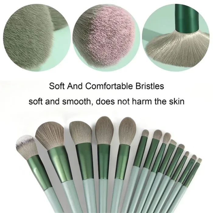 13Pcs Makeup Brush Set Make Up Concealer Brush Blush Powder Brush Eye Shadow Highlighter Foundation Brush Cosmetic Beauty Tools - Image 3