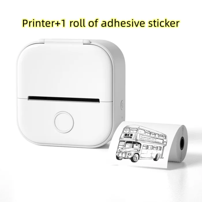 Portable Mini Thermal Label Printer Home Photo Printer Student Wrong Question Printer Bluetooth-compatible Mini Label Printer Price Tag - Image 11