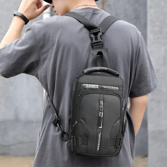 Crossbody Bags Men Multifunctional Backpack Shoulder Chest Bags - Image 3