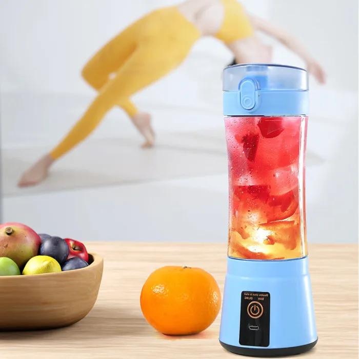 Portable Electric Fruit Juicer Wireless USB Rechargeable Mini Mixer Multifunction Summer Smoothie Blender Machine Kitchen Supplies - Image 3