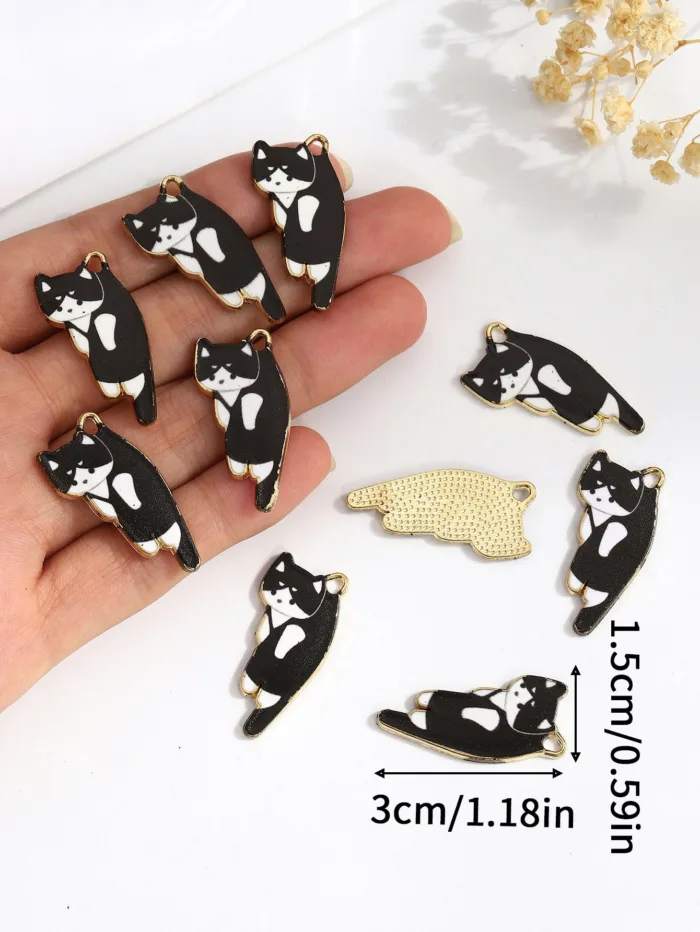 DIY Ornament Accessories Animal Kitty Student Earrings - Image 6