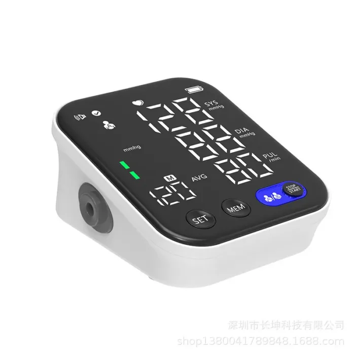 Electronic Blood Pressure Monitor Ultra Clear Large Screen Pulse Sphygmomanometer For Real-time Measurement Of Blood Pressure - Image 2