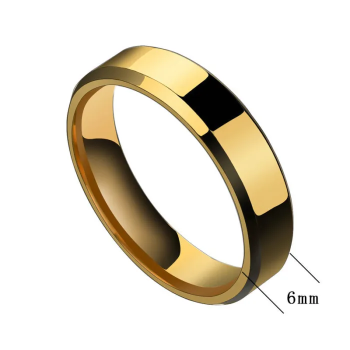 Niche Rings For Men And Women Stainless Steel Couple Rings - Image 8