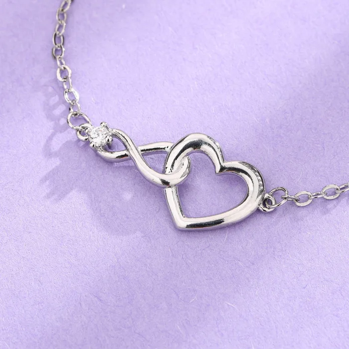 Heart-shape Bracelet Fashion Jewelry Versatile Love Bracelet Gift For Girlfriend Valentine's Day - Image 5