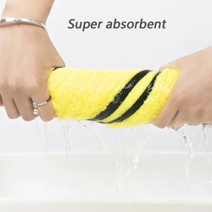 Dog Towels For Drying Dogs Drying Towel Dog Bath Towel, Quick-drying Pet Dog And Cat Towels Soft Fiber Towels Robe Super Absorbent Quick Drying Soft Microfiber Pet Towel For Dogs, Cats Yellow - Image 4