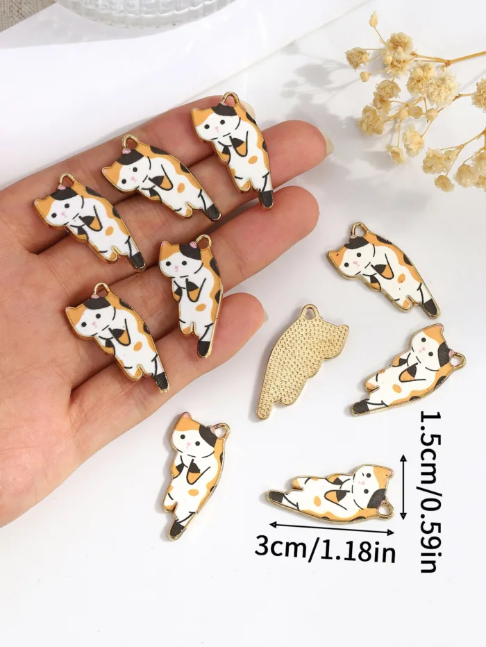 DIY Ornament Accessories Animal Kitty Student Earrings - Image 9