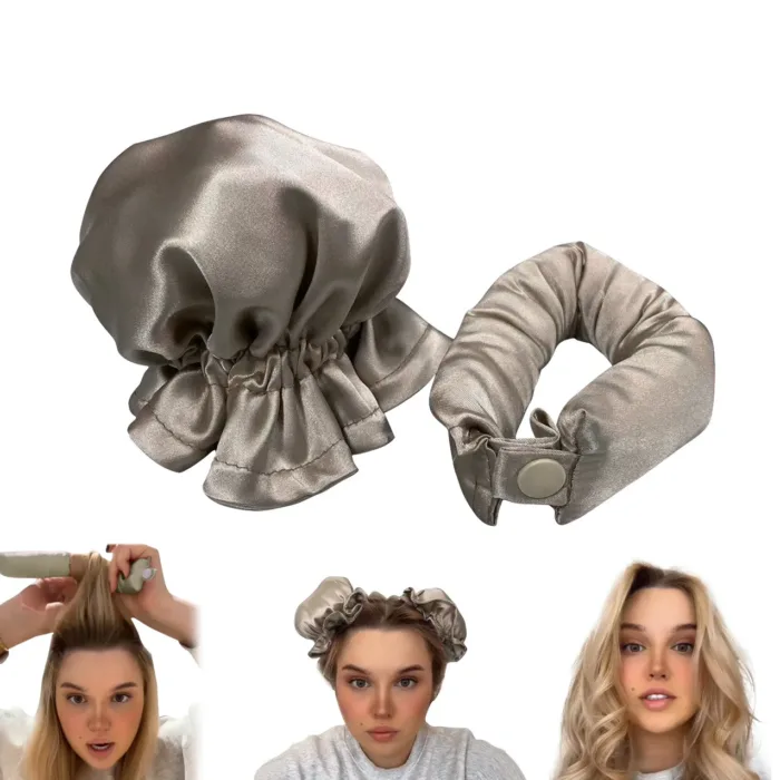 New Heatless Curl Stick With Cloth Cover Cute Ball Head Hair Curler Headband Hair Rollers Wave Form Curling Rod Hair Style Tools Gadgets - Image 4